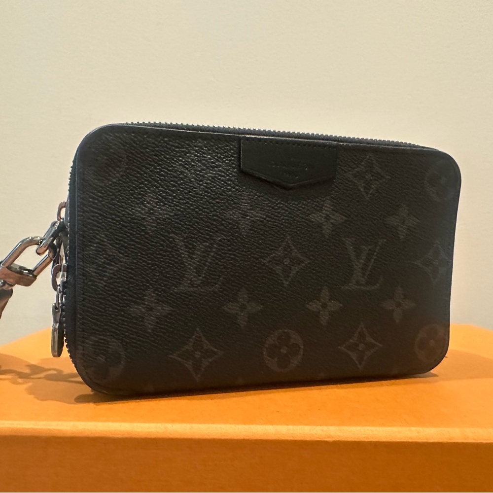 Louis Vuitton Black Monogram Wearable Wallet Bag